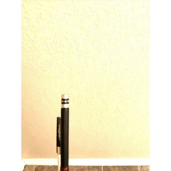 Professional Black Carbon Fiber Violin Bow Gold Parts Lizard Skin Grip 4/4 - Picture 6 of 11